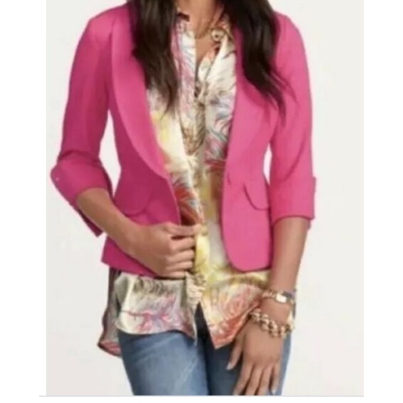 CAbi Jackets & Blazers - Cabi Power Pink Blazer Style 320